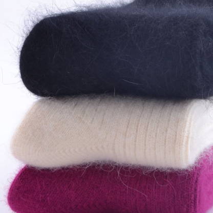 Ultra-Soft Rabbit Wool Socks for Women
